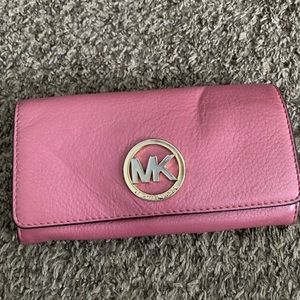 Pink Michael kors wallet